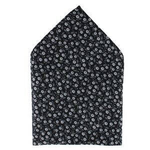 Ascentix Metallic Flowers and Leaves Pocket Square